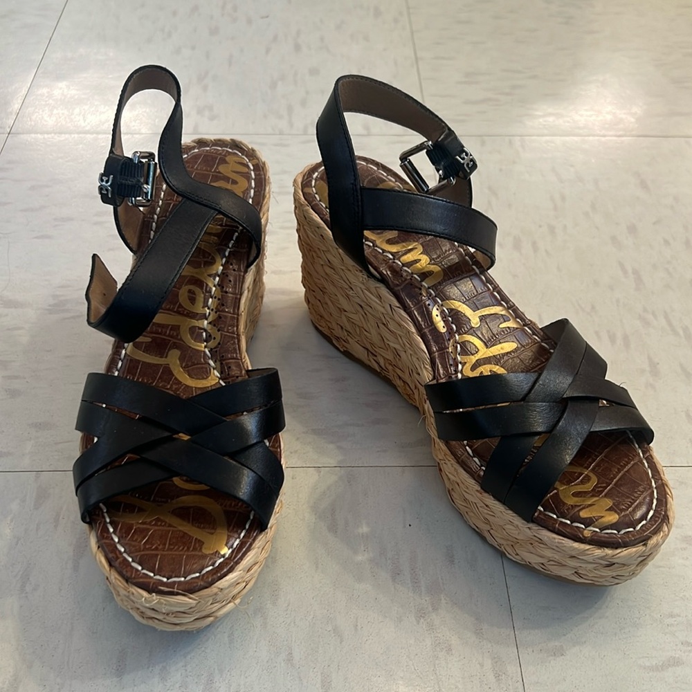 Sam Edelman - size 7.5 Darlene Wedge Sandal